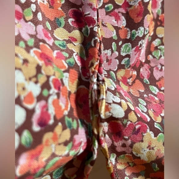 Victoria Secret fairy floral silky cottage core night shirt button down Small - Picture 7 of 7